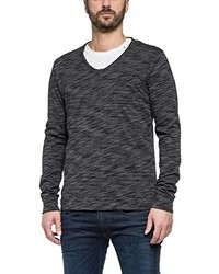 T-shirt manica lunga grigio scuro di Replay