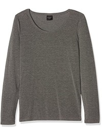 T-shirt manica lunga grigio scuro di Selected Femme