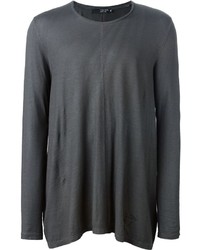 T-shirt manica lunga grigio scuro di Tom Rebl