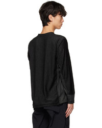T-shirt manica lunga in rete nera di CMF Outdoor Garment