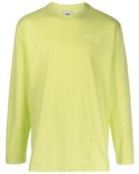 T-shirt manica lunga lime di Y-3