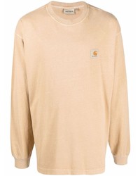 T-shirt manica lunga marrone chiaro di Carhartt WIP