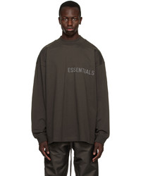 T-shirt manica lunga marrone di Essentials