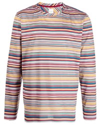T-shirt manica lunga multicolore di Paul Smith