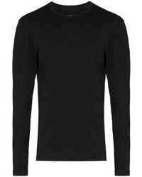 T-shirt manica lunga nera di 2XU