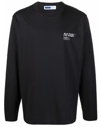 T-shirt manica lunga nera di AFFIX