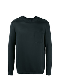 T-shirt manica lunga nera di Alexander McQueen