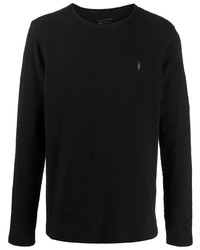 T-shirt manica lunga nera di AllSaints