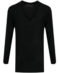 T-shirt manica lunga nera di Atu Body Couture
