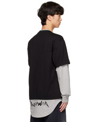 T-shirt manica lunga nera di Mastermind World