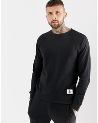 T-shirt manica lunga nera di Calvin Klein