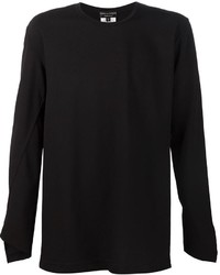 T-shirt manica lunga nera di Comme des Garcons