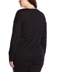 T-shirt manica lunga nera di Frapp