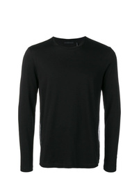 T-shirt manica lunga nera di Helmut Lang