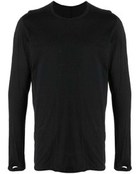 T-shirt manica lunga nera di Isaac Sellam Experience