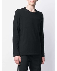 T-shirt manica lunga nera di Helmut Lang