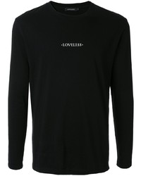 T-shirt manica lunga nera di Loveless