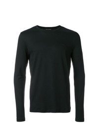 T-shirt manica lunga nera di Michael Kors Collection