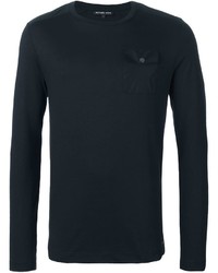 T-shirt manica lunga nera di Michael Kors