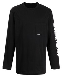 T-shirt manica lunga nera di Oamc