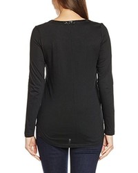 T-shirt manica lunga nera di Olsen