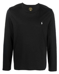 T-shirt manica lunga nera di Polo Ralph Lauren