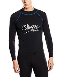 T-shirt manica lunga nera di Stingray
