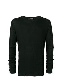 T-shirt manica lunga nera di Tom Rebl