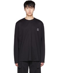 T-shirt manica lunga nera di Wooyoungmi