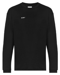 T-shirt manica lunga nera di WTAPS