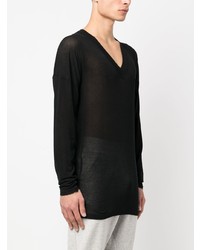 T-shirt manica lunga nera di Atu Body Couture