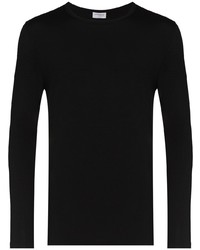 T-shirt manica lunga nera di Zimmerli