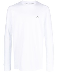 T-shirt manica lunga ricamata bianca di Marine Serre