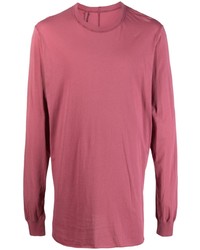 T-shirt manica lunga rosa di 11 By Boris Bidjan Saberi
