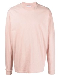 T-shirt manica lunga rosa di John Elliott