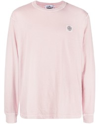 T-shirt manica lunga rosa di Stone Island