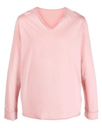 T-shirt manica lunga rosa di Zadig & Voltaire