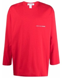 T-shirt manica lunga rossa di Comme Des Garcons SHIRT