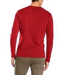 T-shirt manica lunga rossa di Napapijri