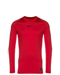 T-shirt manica lunga rossa di Nike
