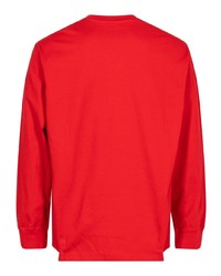T-shirt manica lunga rossa di Supreme