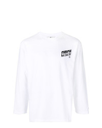 T-shirt manica lunga stampata bianca e nera di Eytys