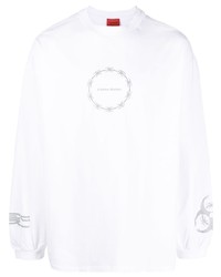 T-shirt manica lunga stampata bianca di A BETTER MISTAKE