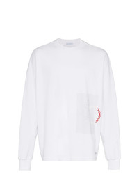 T-shirt manica lunga stampata bianca di Alyx