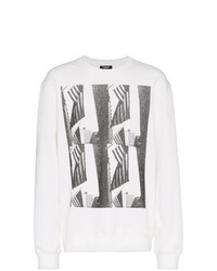 T-shirt manica lunga stampata bianca di Calvin Klein 205W39nyc