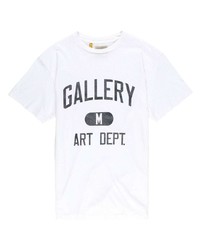 T-shirt manica lunga stampata bianca di GALLERY DEPT.