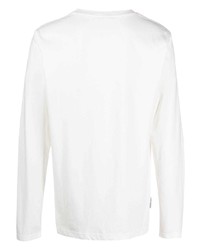 T-shirt manica lunga stampata bianca di AUTRY