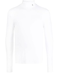 T-shirt manica lunga stampata bianca di Raf Simons