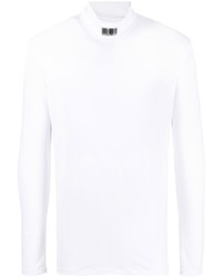 T-shirt manica lunga stampata bianca di VTMNTS