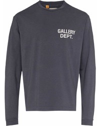 T-shirt manica lunga stampata blu scuro di GALLERY DEPARTMENT